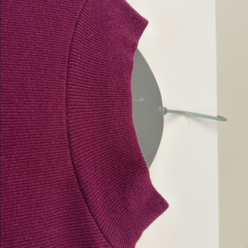 Guess Long Sleeve Cutout Top in Plum - Picture 8 of 9